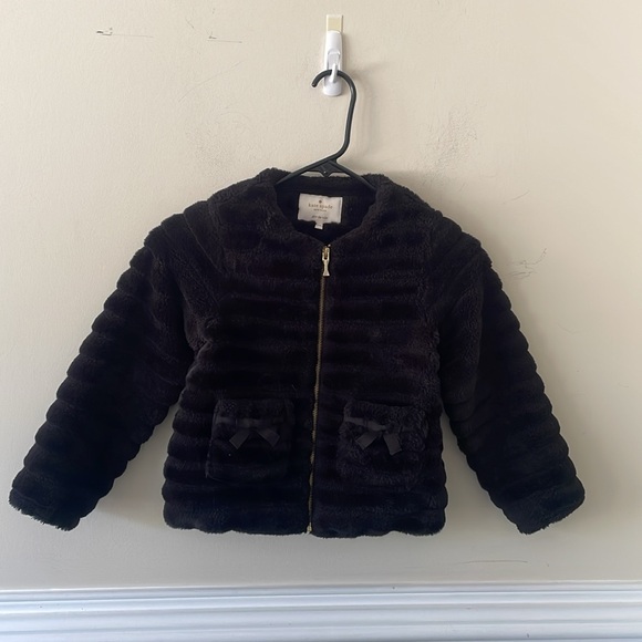 Essentials Other - Kate spade faux fur girls jacket